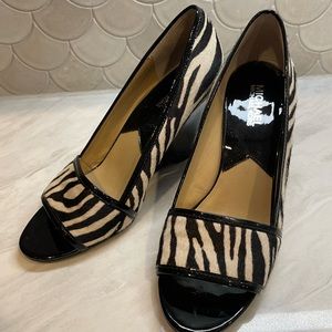 Michael Kors Platform Shoes. Zebra. Size 8